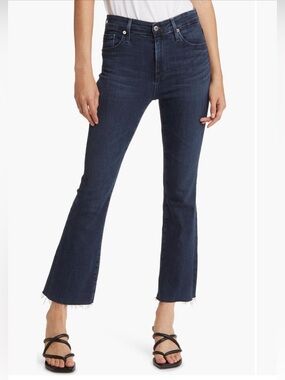AG Farrah Crop Boot cut Dark High-Rise Jeans